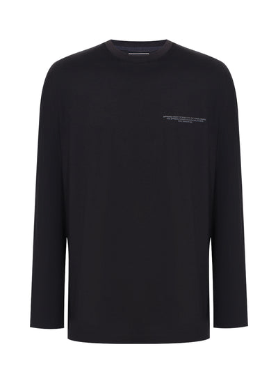 Logo Long Sleeve Tee (Black)