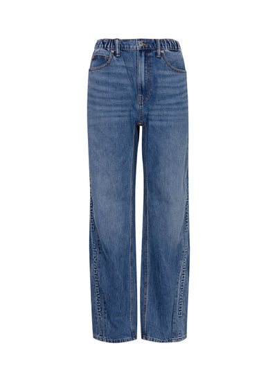 Logo Panel Balloon Jogger Pant (Deep Blue)
