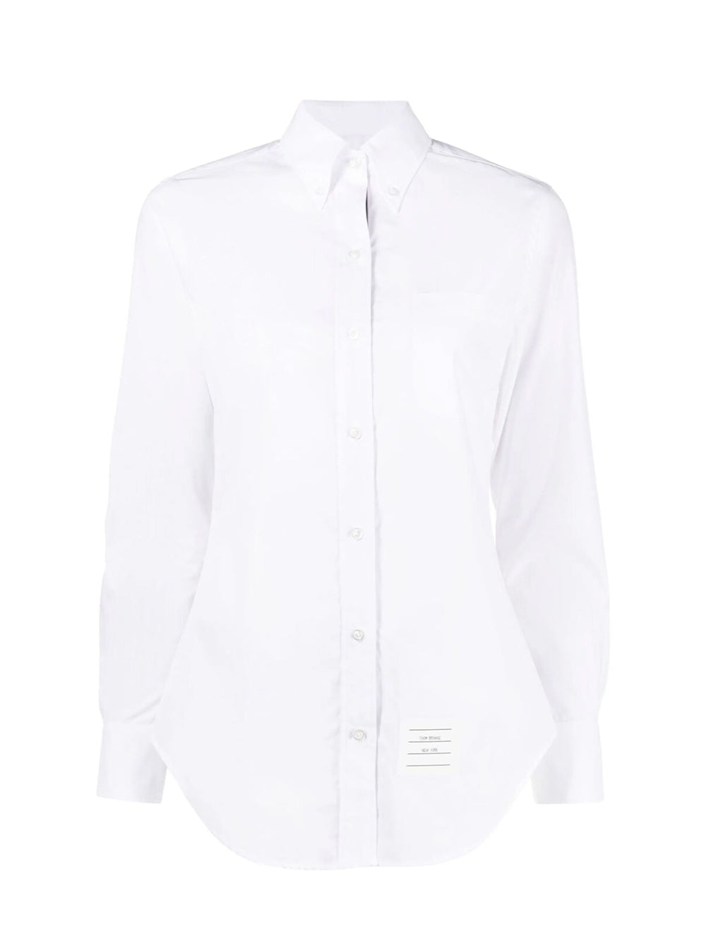 Logo Patch Button Down Shirt (White)