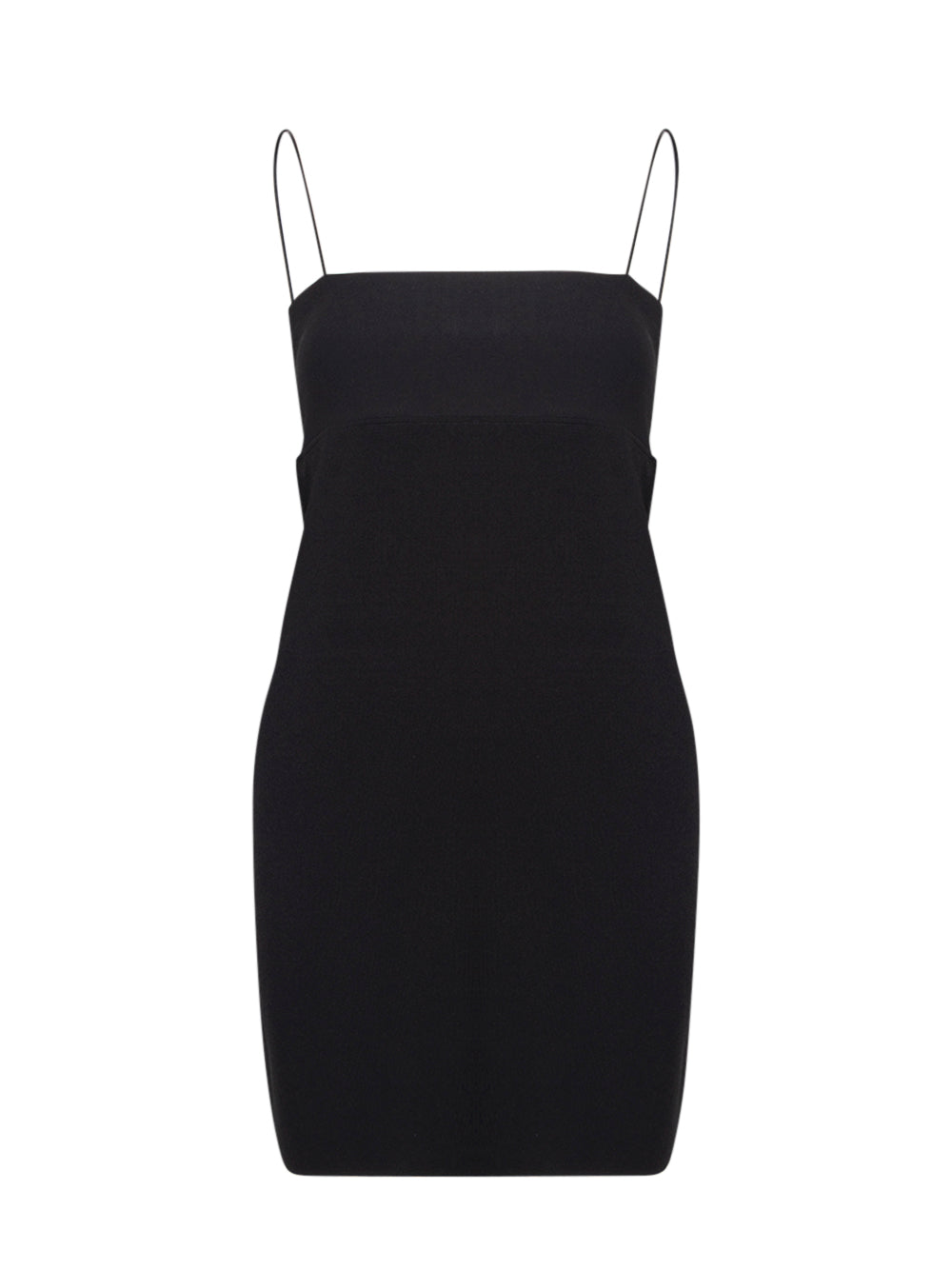 Logo Slip Dress (Black)