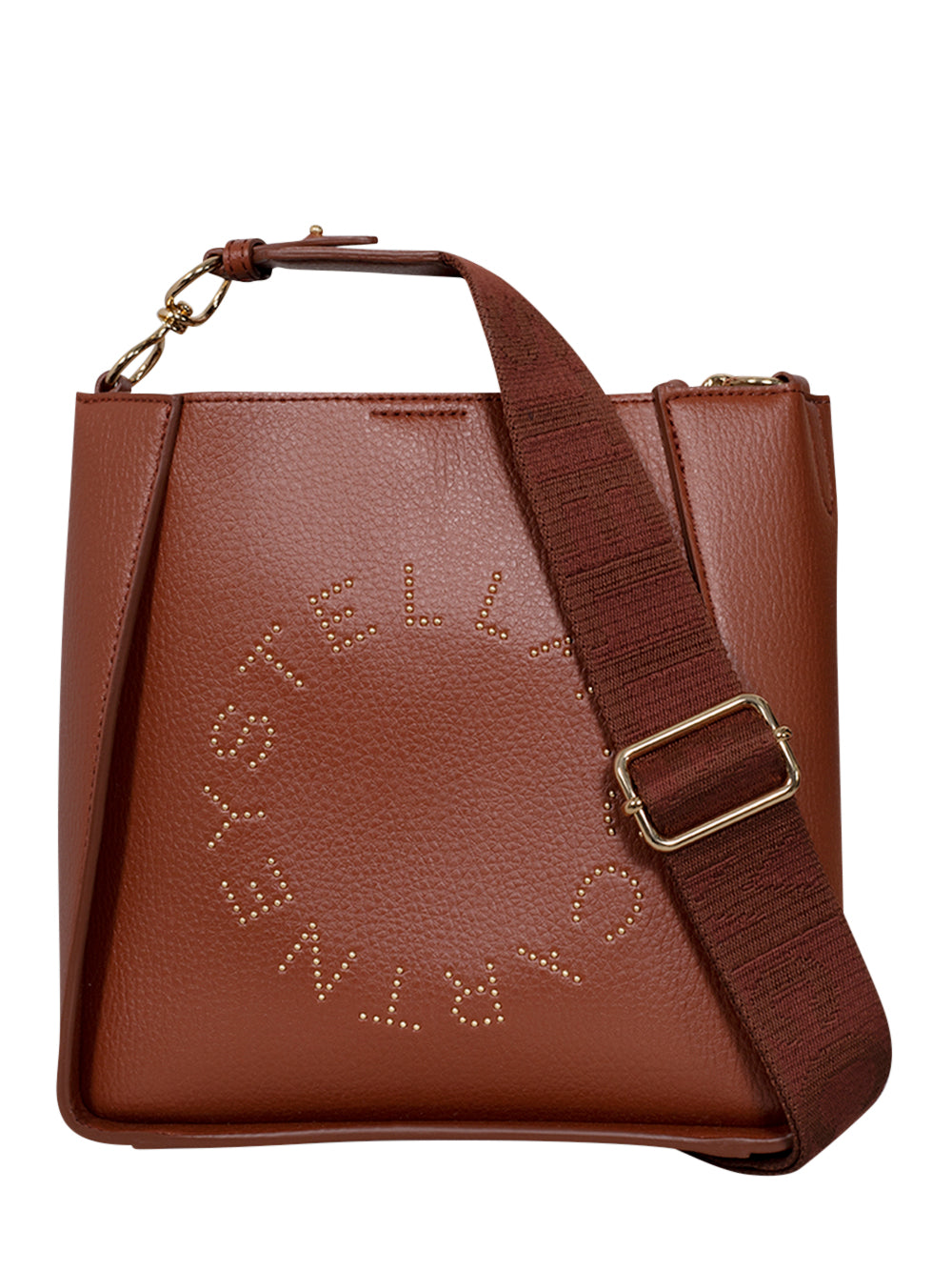 Logo Square Crossbody Bag (Auburn)