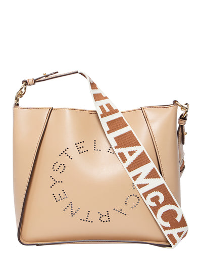 Logo Square Crossbody Bag (Fawn)