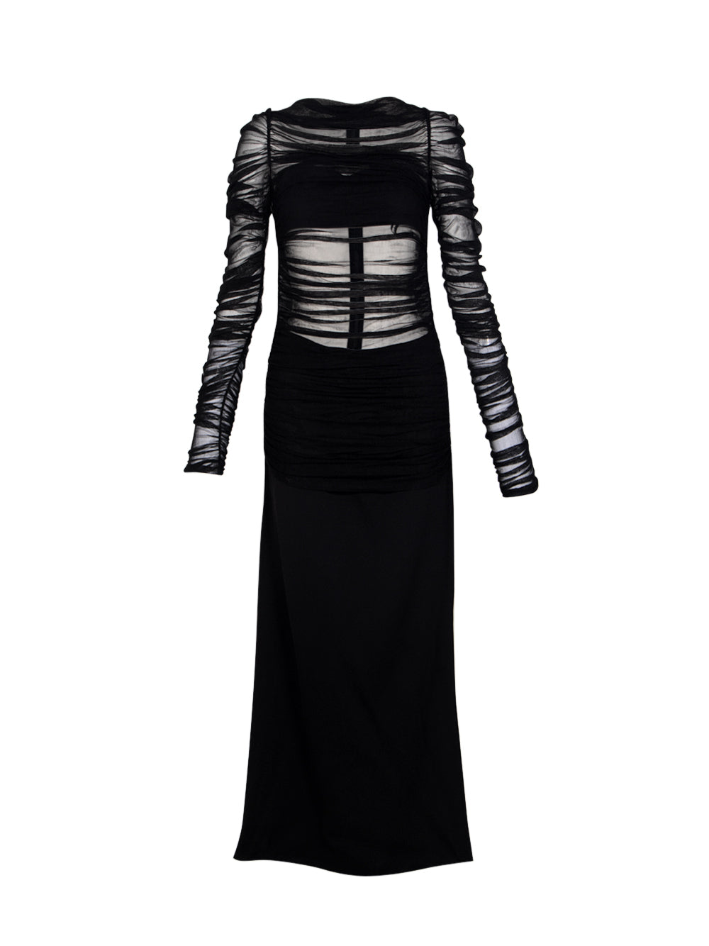 Long-Sleeve-Tulle-Column-Dress-Black-01