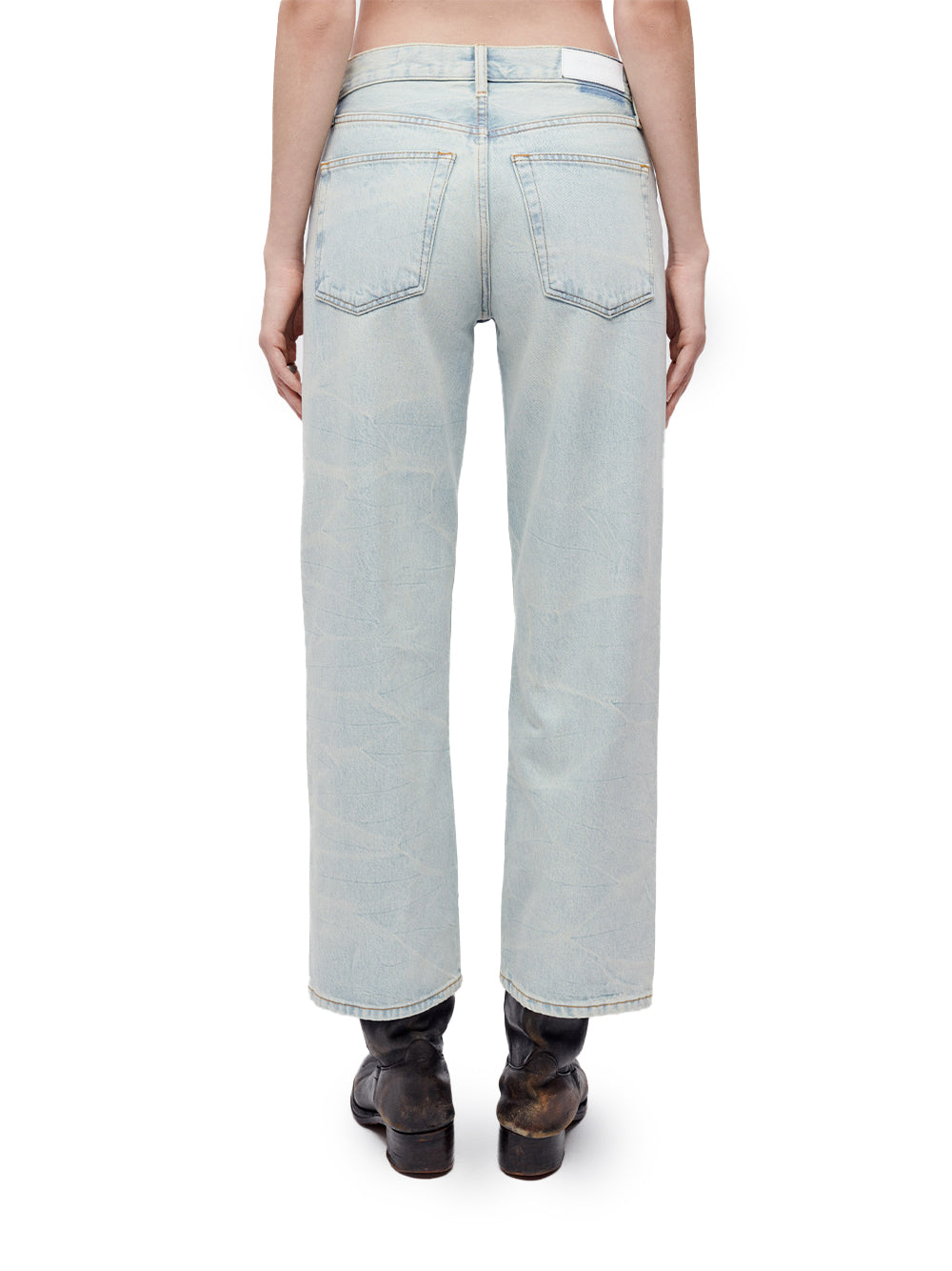 Loose Crop Jeans (Ranch Water)