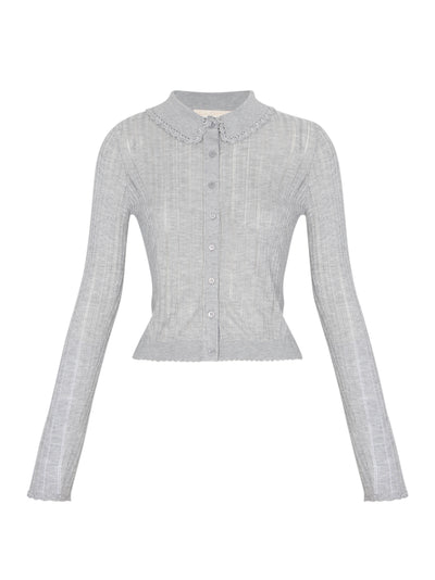 Lottie Knit Cardigan (Slate)