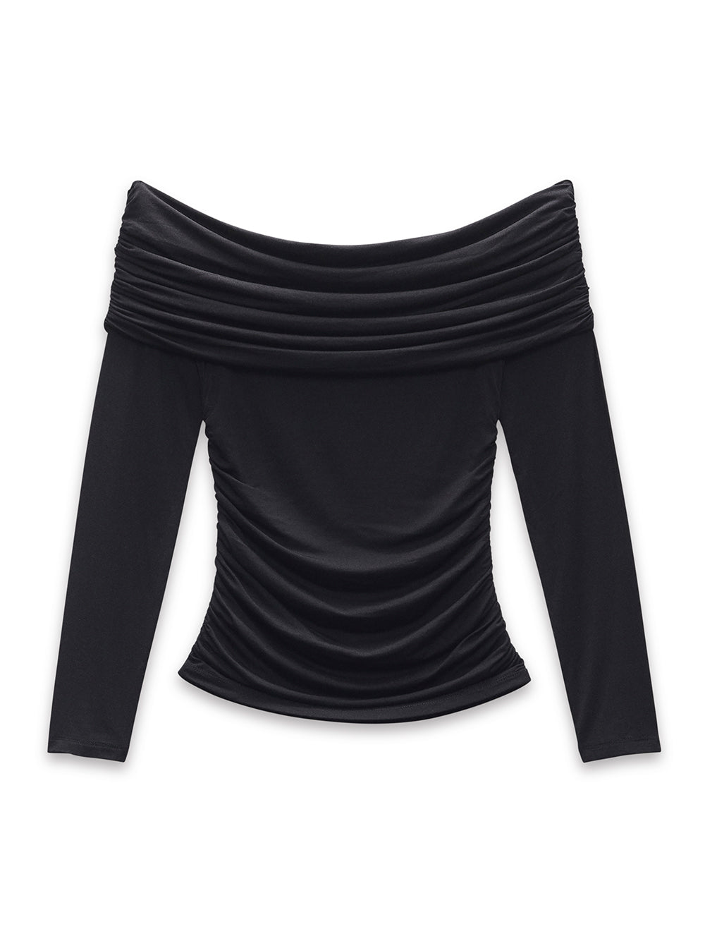 Luca Off-Shoulder Long Sleeve (Black)