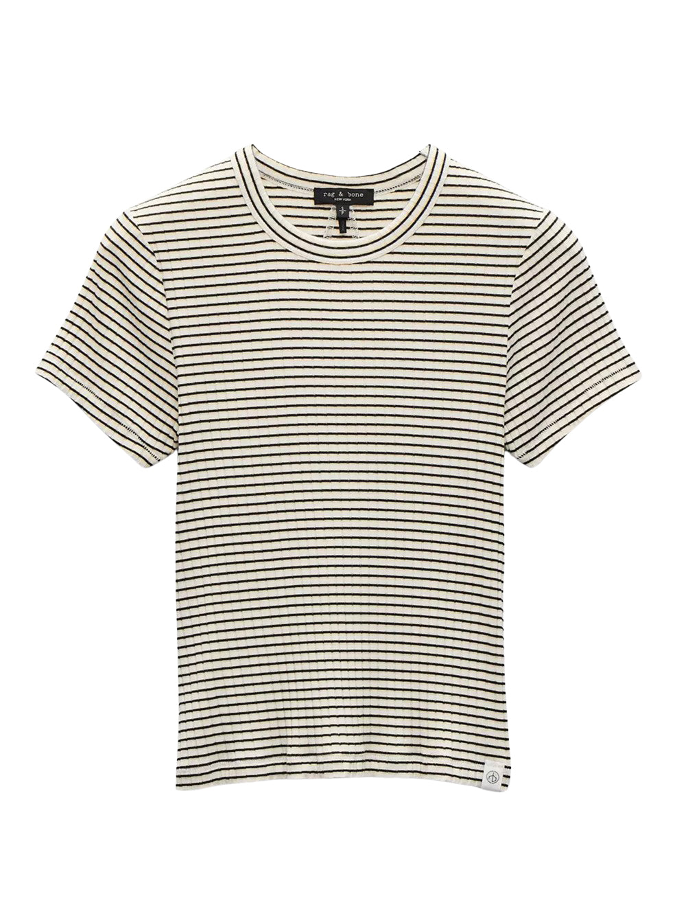 Luca Stripe Rib Baby Tee (Ivy Multi)