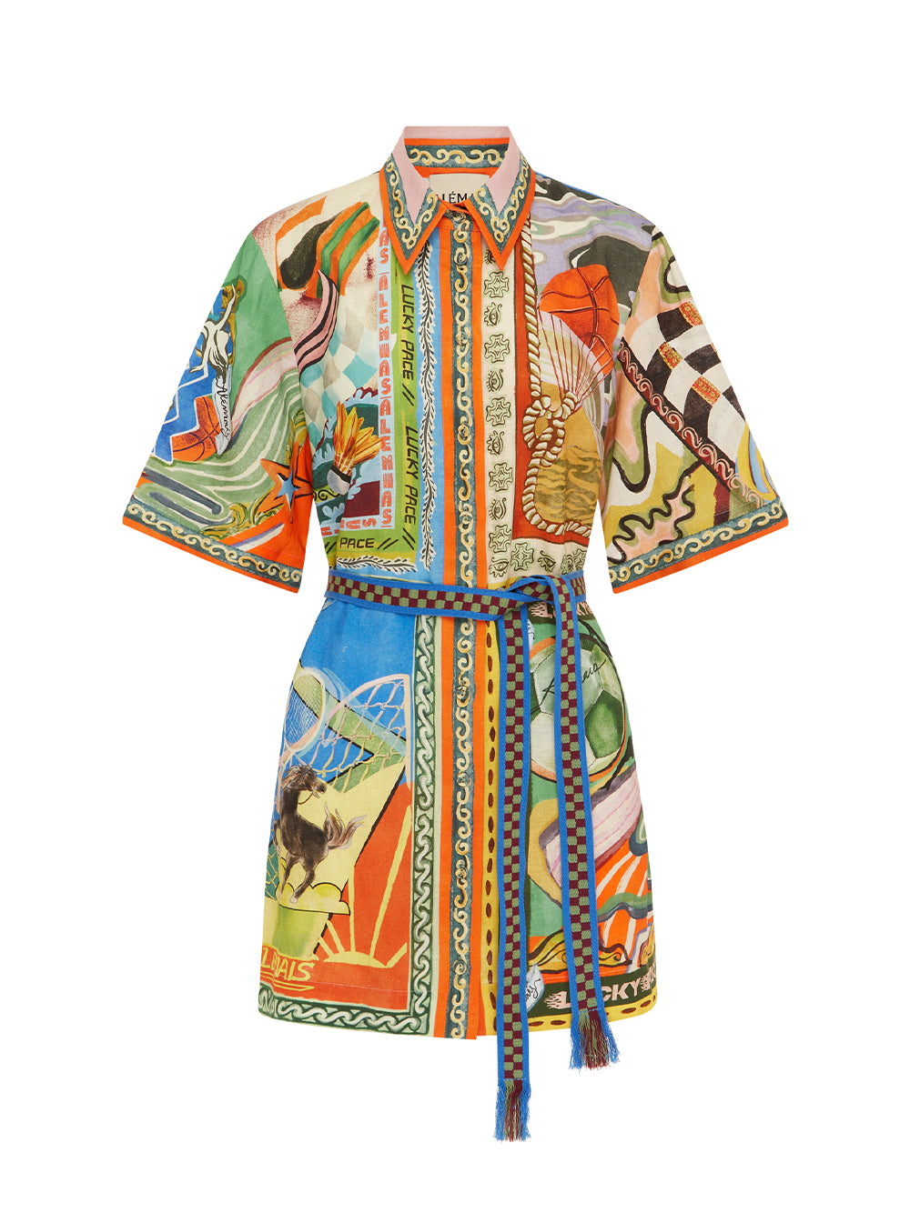 Lucky Pace Mini Dress (Multi)