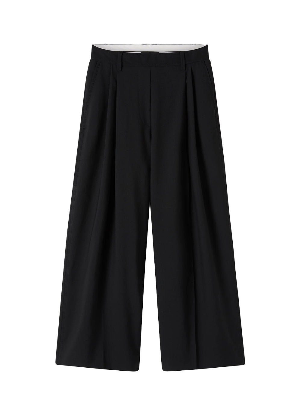 Mortimer Wide Leg Pant Black