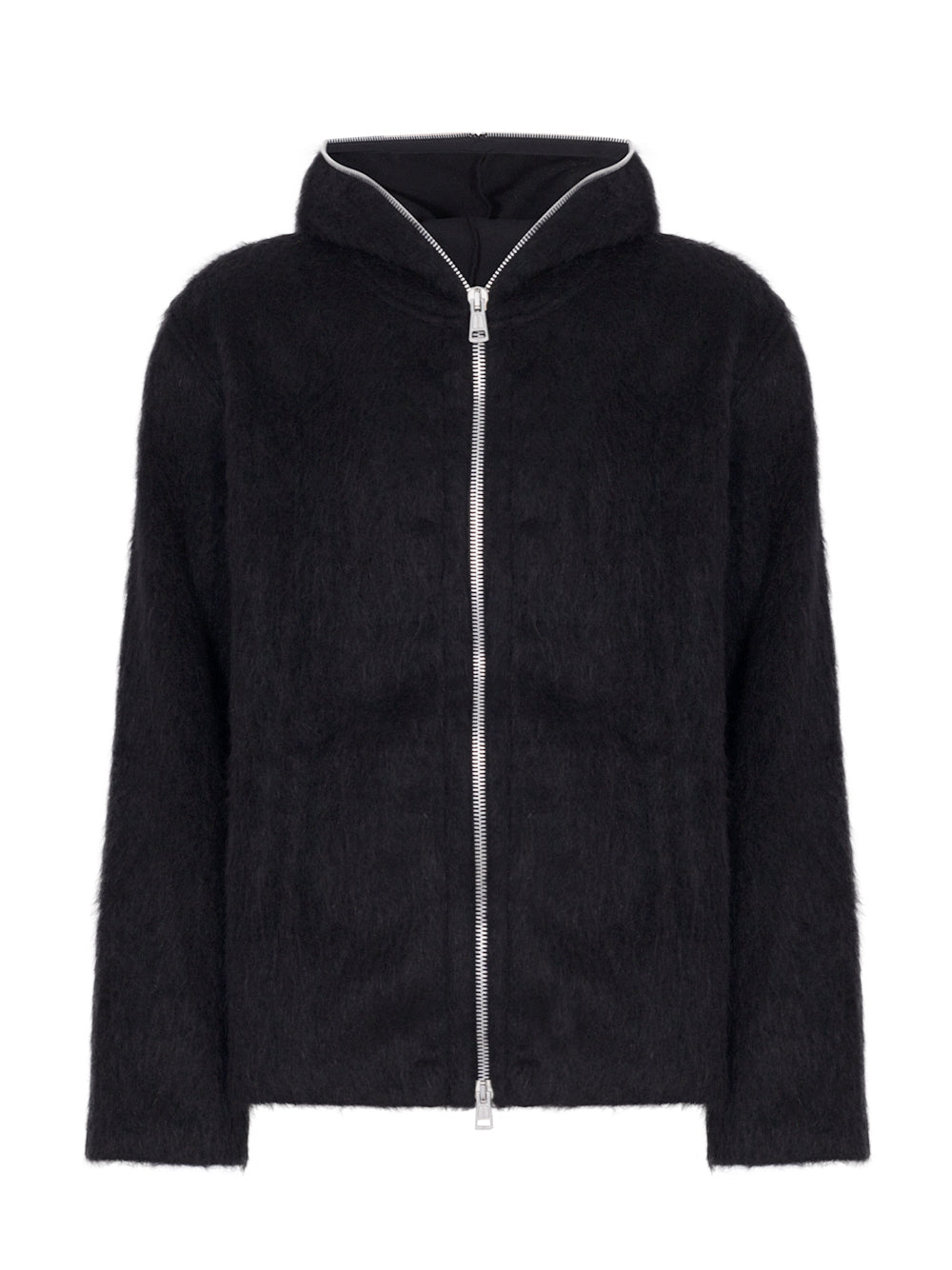 Full Zip Hood Black