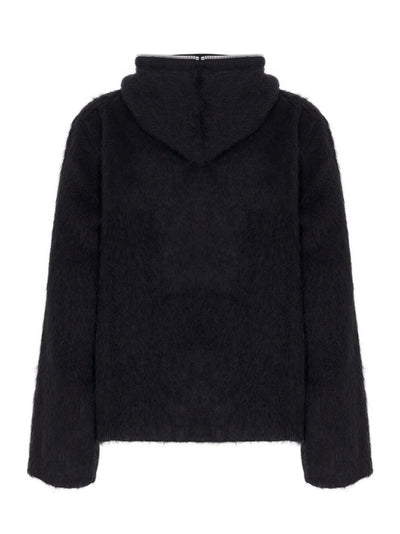 Full Zip Hood Black
