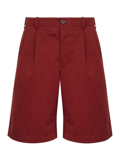 Ponte Shorts Red