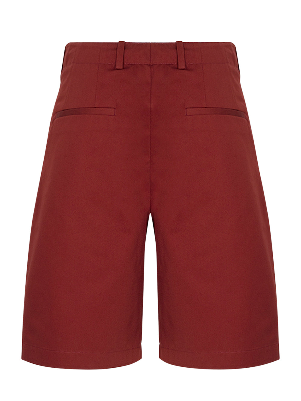Ponte Shorts Red