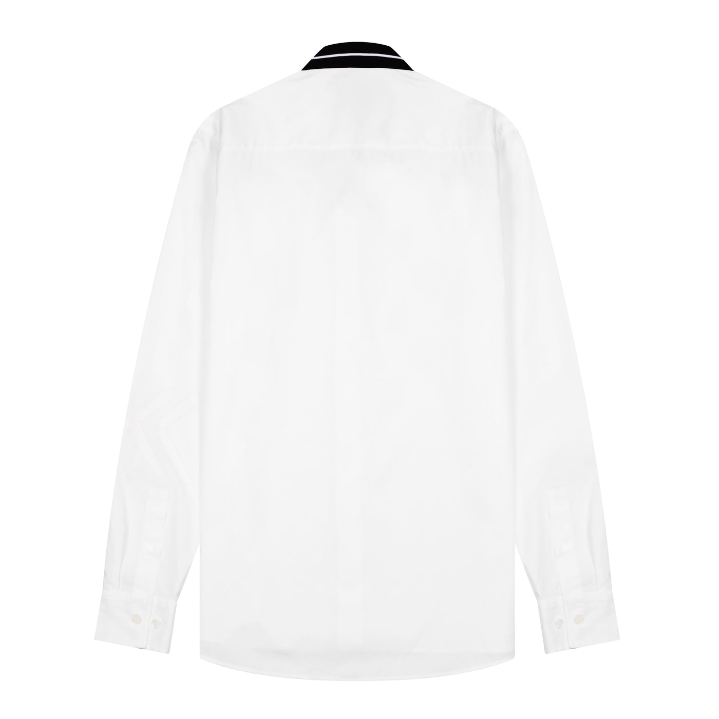Lux Cotton Poplin Long Sleeve Shirt White