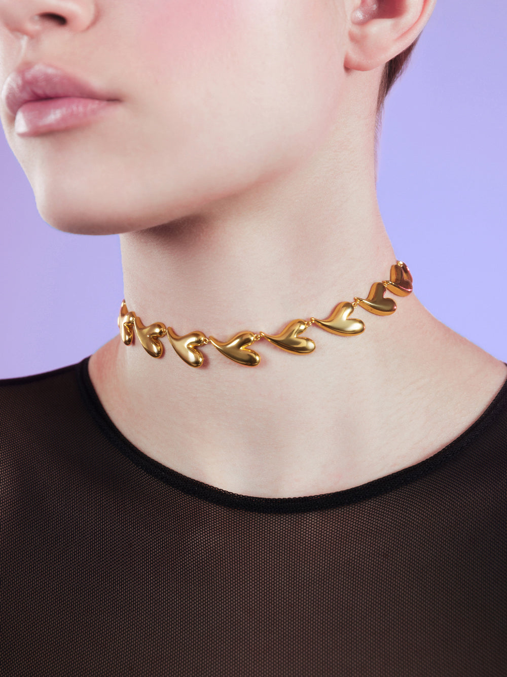 Heart Choker (Gold)