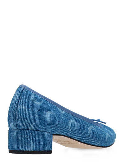 Camille Moon Laser Denim MS x Repetto (Light Blue)