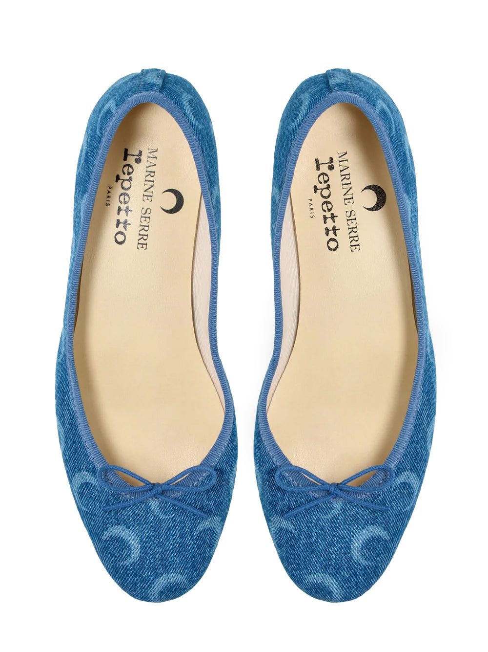 Camille Moon Laser Denim MS x Repetto (Light Blue)