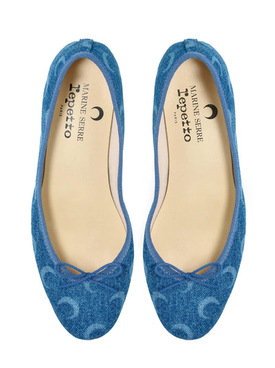 Camille Moon Laser Denim MS x Repetto (Light Blue)