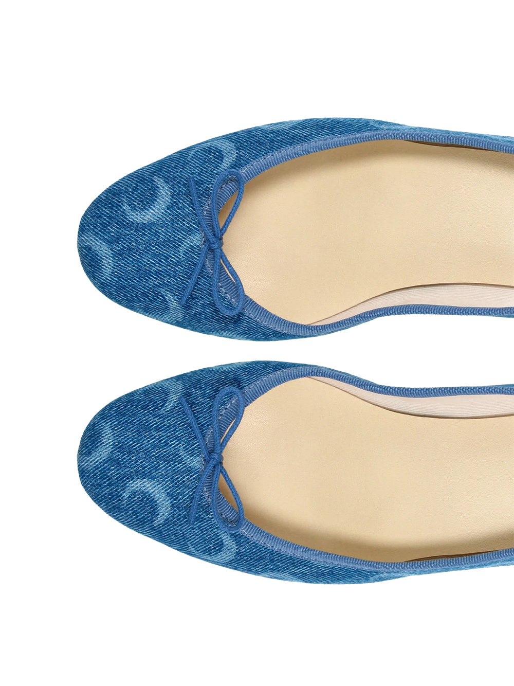 Camille Moon Laser Denim MS x Repetto (Light Blue)