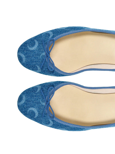 Camille Moon Laser Denim MS x Repetto (Light Blue)