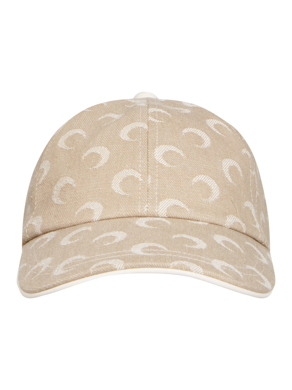 Moon Jacquard Twill Baseball Cap (Dark Beige)