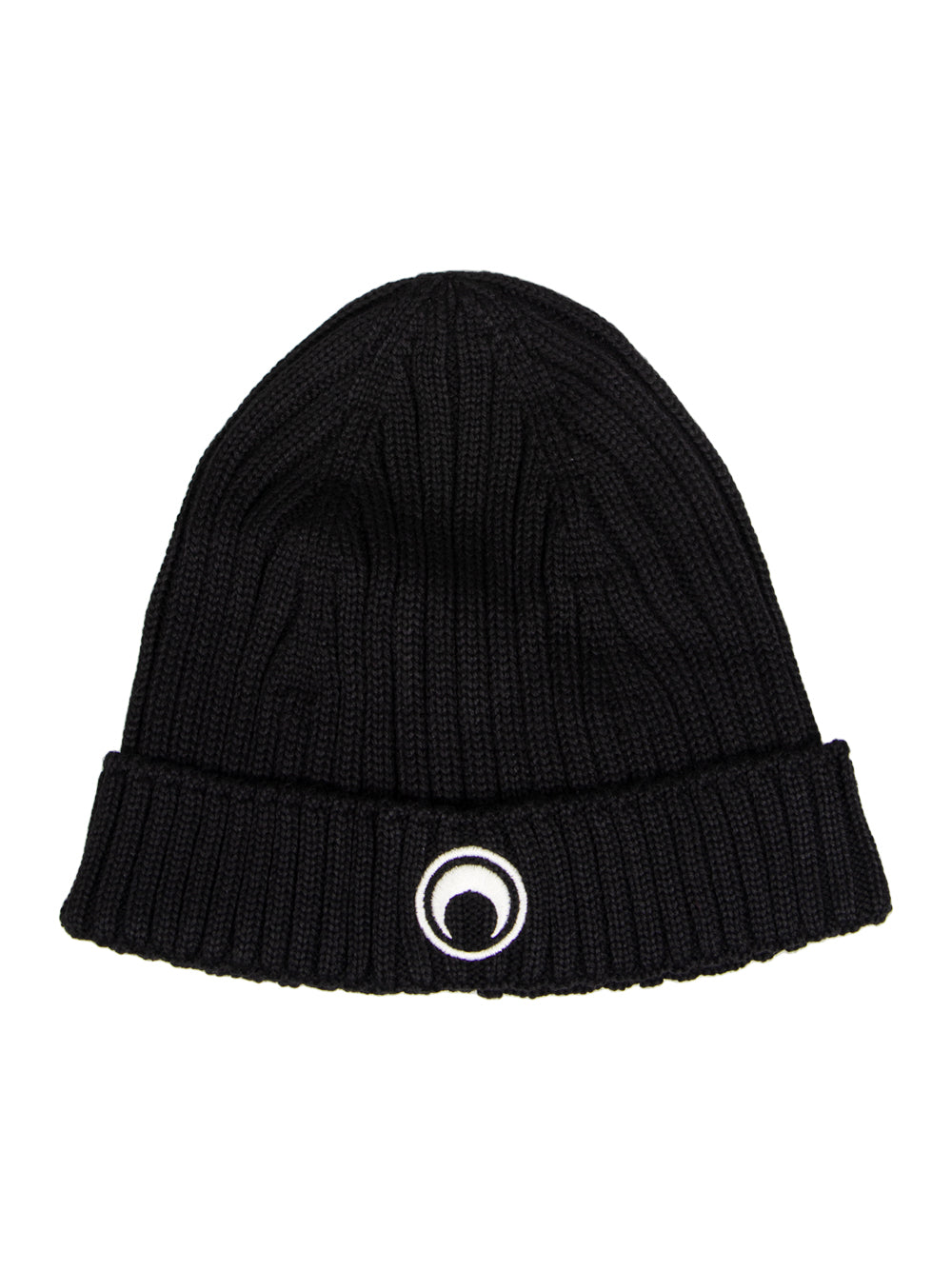 Moon Logo Knit Beanie (Black)