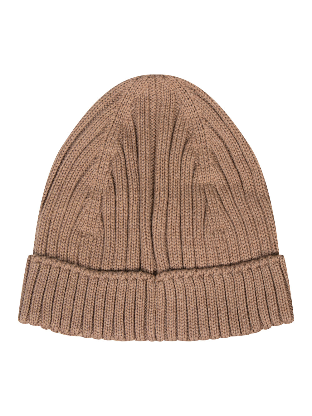 Moon Logo Knit Beanie (Camel)