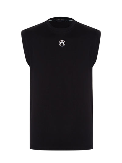 Moon Logo Knit Vest (Black)