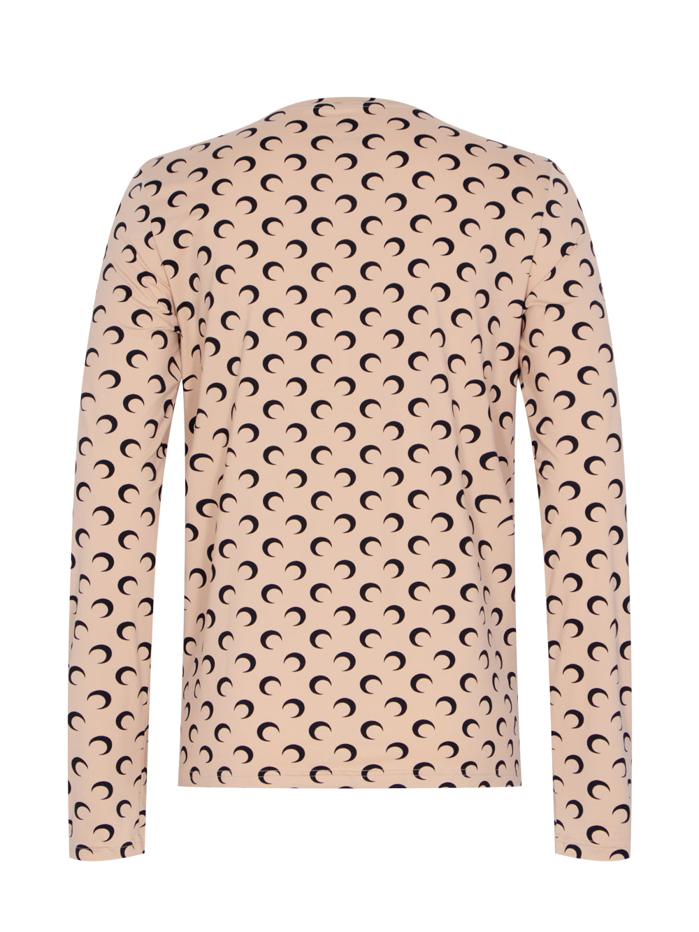 Men Moon Printed Jersey Second Skin Regular Top (Tan)