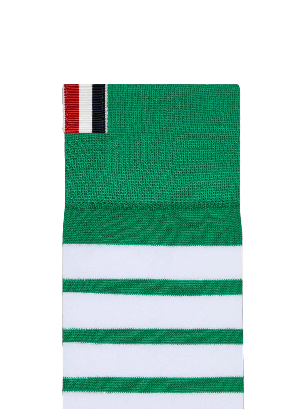 Cotton 4-Bar Mid Calf Sock Medium Green