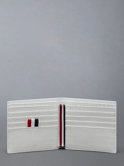 Pebble Grain Bifold White
