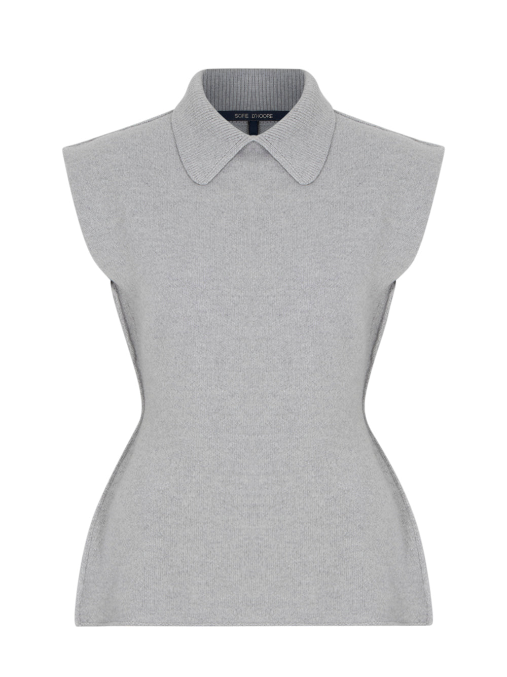 Interlock Sleeveless Waisted P Light Grey Melange