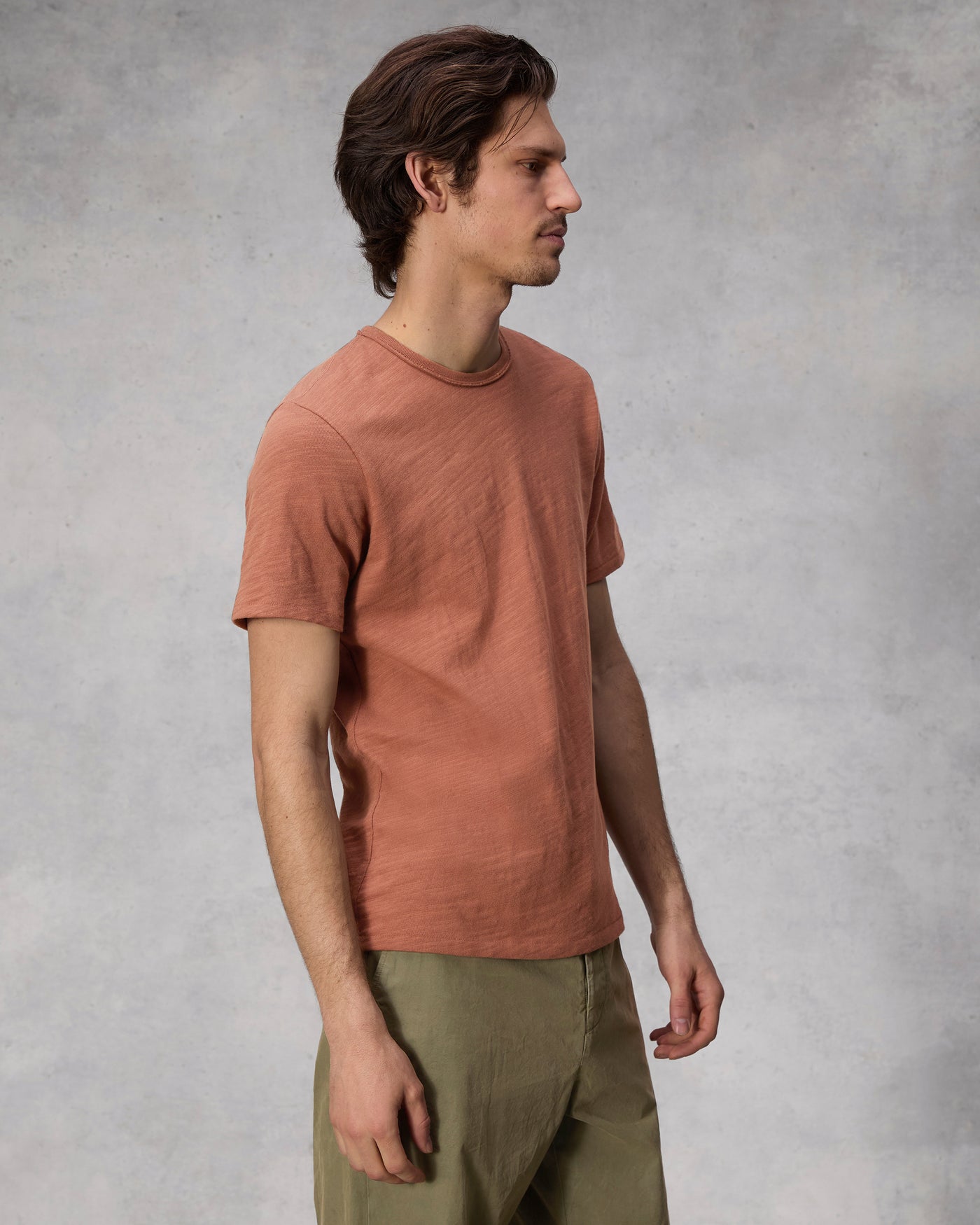 Classic Flame Tee (Washed Brown)