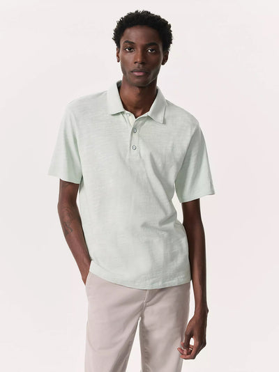 Classic Flame Polo (Light Teal)
