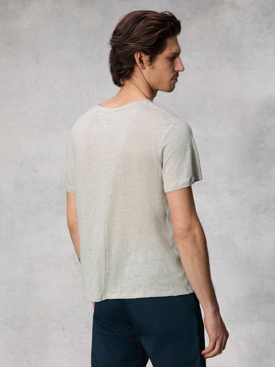 Classic Linen Tee (Light Grey)