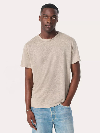 Classic Linen Tee (Aged Taupe)