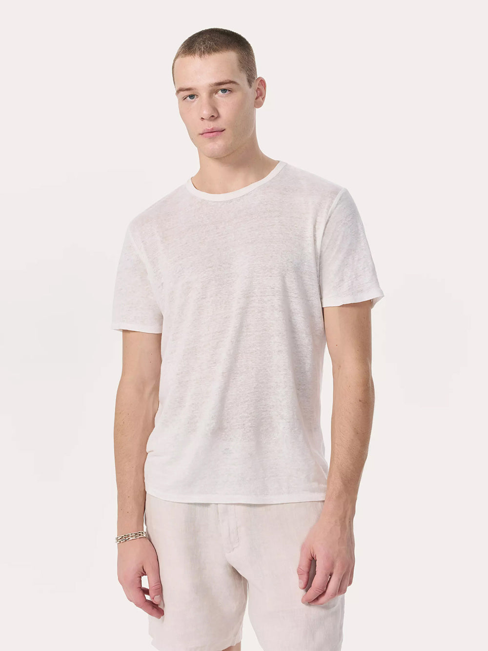 Classic Linen Tee (Chalk)