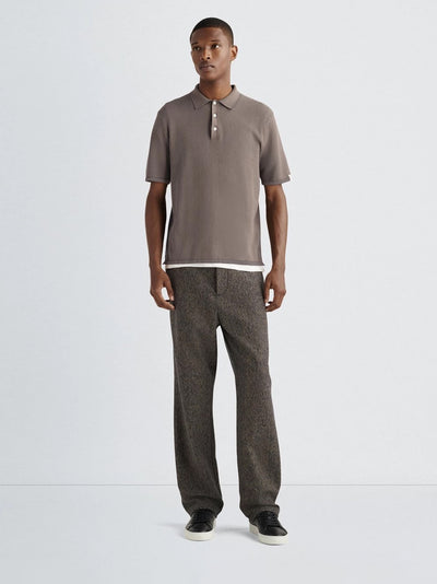 Harvey Knit Polo (Taupe)