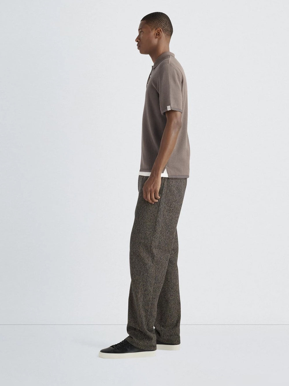 Harvey Knit Polo (Taupe)