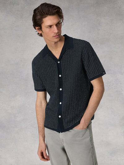 Avery Jacquard Zuma Toweling Shirt (Salute)