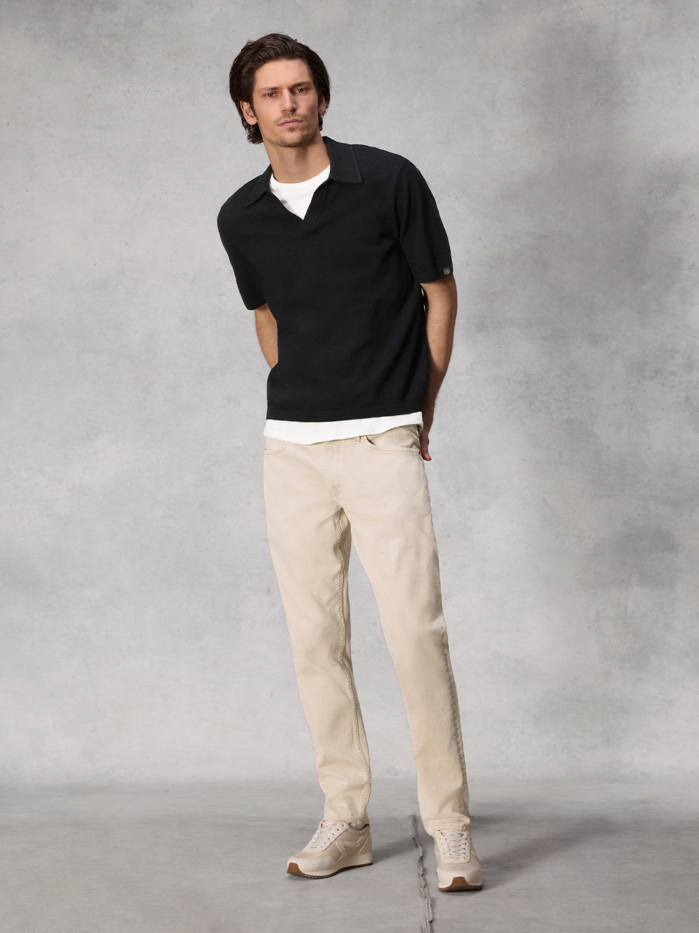 Johnny Zuma Toweling Polo (Black)