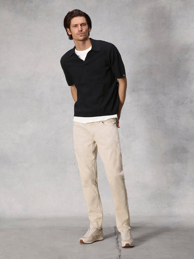 Johnny Zuma Toweling Polo (Black)