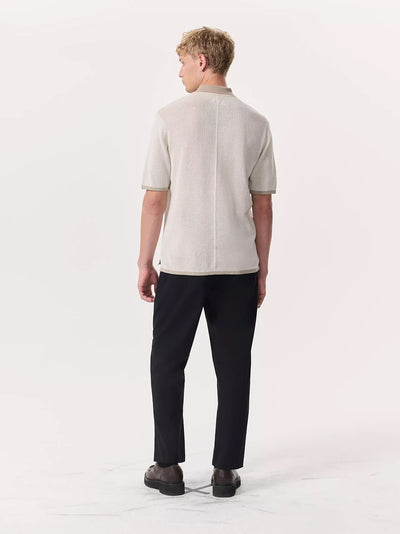 Harvey Knit Polo (Light Beige)