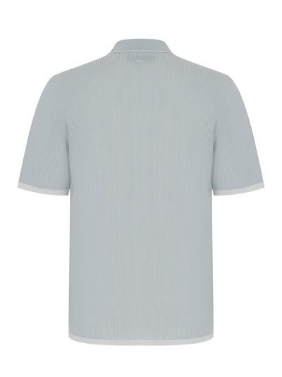 Harvey Knit Polo (Light Blue)