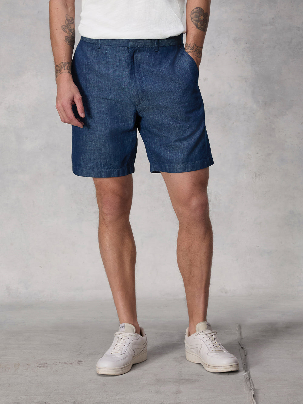 Elliot Denim Short (Dark Indigo)