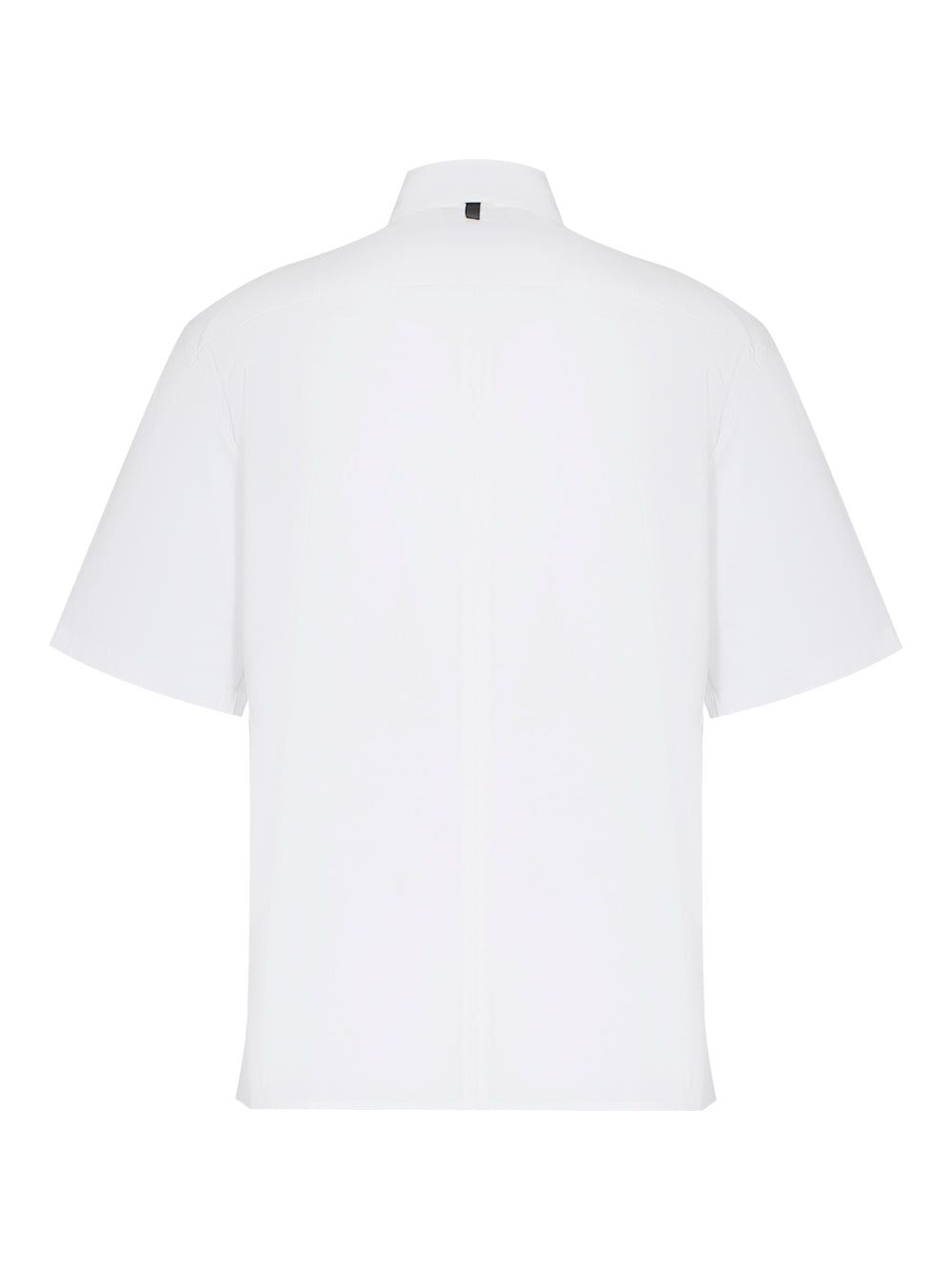 Dalton Cotton Poplin Blouson Shirt (White)