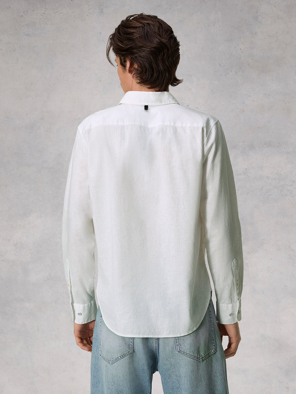 Finch Cotton Hemp Shirt (White)