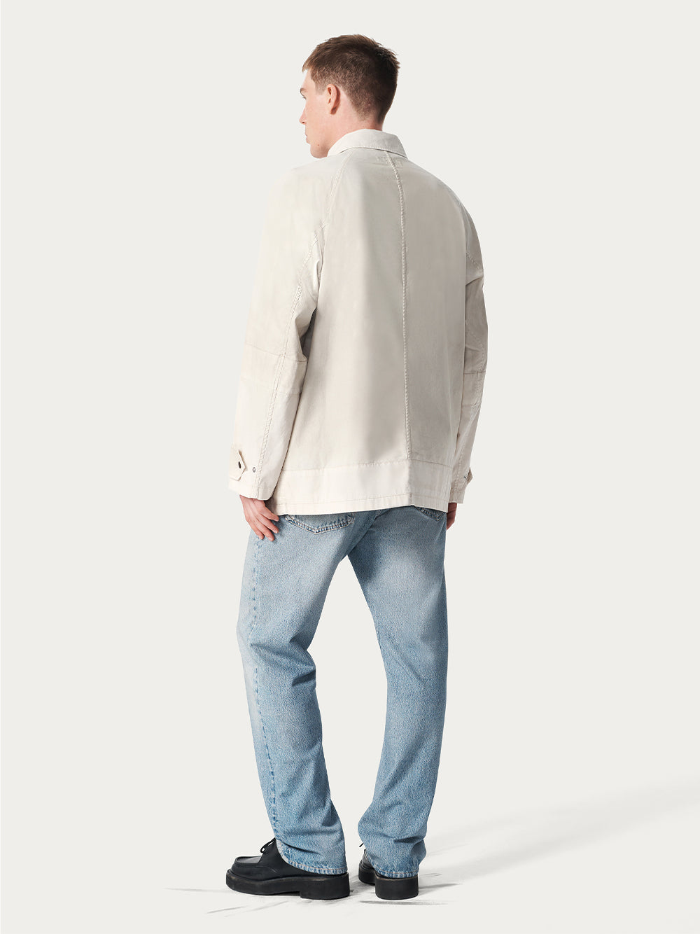 Strike Washed Canvas Jacket (Chime Grey)