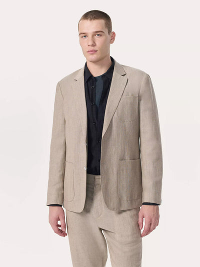 Butler Wool-Blend Blazer (Beige)