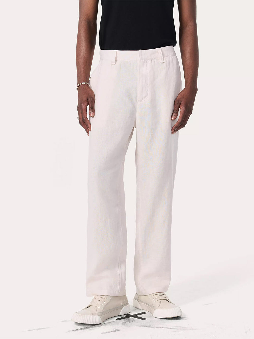 Baggy Linen Trouser (Chime Grey)